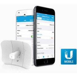 Litebeam AirMax ac gen2 cpe hasta 450 Mbps, 5 GHz (5150 - 5875 MHz) con antena integrada de 23 dbi