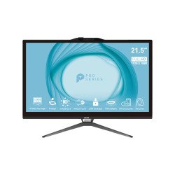 Computadora MSI Pro AP222T 13M-068US, 54.6 cm (21.5"), Full HD, Intel® Pentium® Gold, 4 GB, 128 GB, Windows 11 Pro