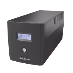 UPS 600VA/360 W pantalla LCD, línea interactiva 120Vca, 6 tomas 5-15R 