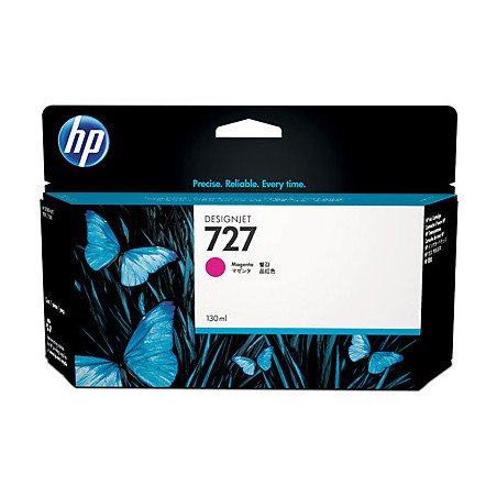 Cartucho de tinta para plotter HP 727 magenta 130 ml b3p20a