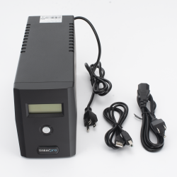 UPS 600VA/360 W pantalla LCD, línea interactiva 120Vca, 6 tomas 5-15R 