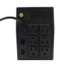 UPS 600VA/360 W pantalla LCD, línea interactiva 120Vca, 6 tomas 5-15R 