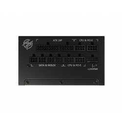 Fuente de poder MSI MPG A850G PCIE5, 850 W, 100 - 240 V, 50 60 Hz, Activo, 120 W, 850 W