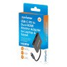 Convertidor USB-C Manhattan a HDMI 2 puertos 4K - MST