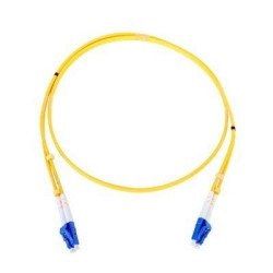 Jumper de Fibra óptica Monomodo LC/LC Duplex de 1 metro