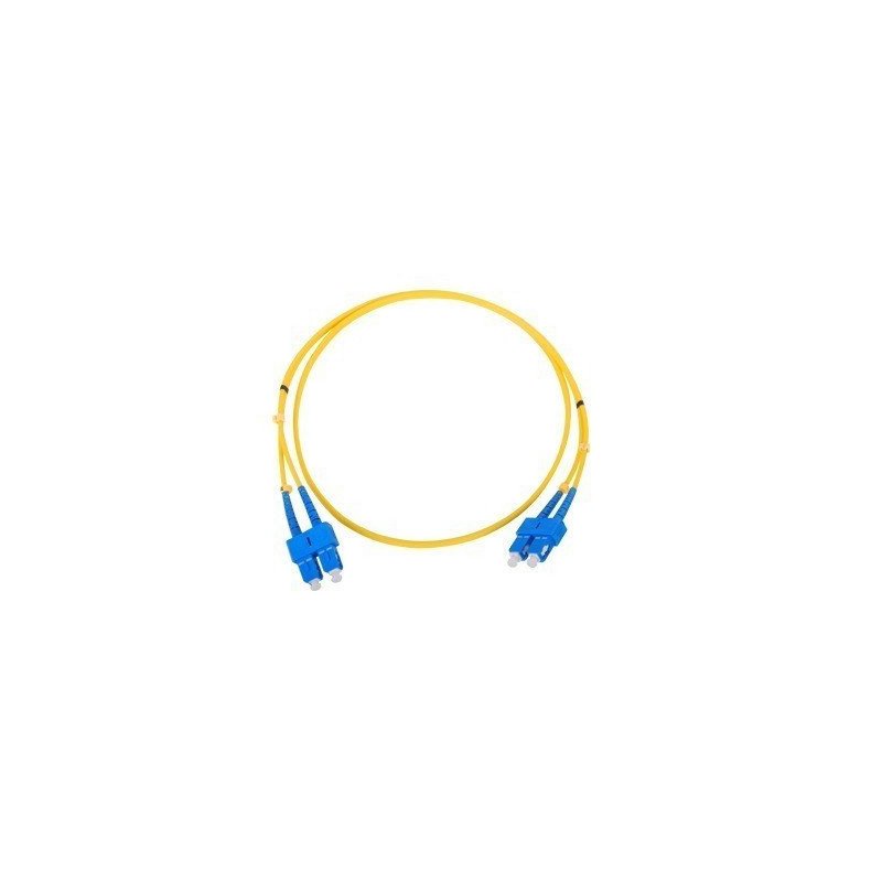 Jumper de Fibra óptica Monomodo SC/SC Duplex de 1 metro