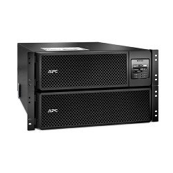 No Break Capacidad 8000 VAS - 8000 watts, 208v, APC SRT8KRMXLT, 8000 VA, 8000 W, 1, 50 h, Negro, Industrial y Oficina