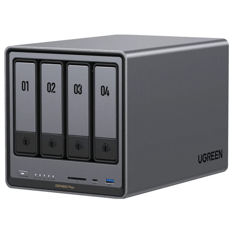 NAS Ugreen NASync DXP4800 Plus, NAS, Escritorio, Intel® Pentium® Gold, 8505, 8 GB, DDR5
