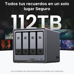 NAS Ugreen NASync DXP4800 Plus, NAS, Escritorio, Intel® Pentium® Gold, 8505, 8 GB, DDR5