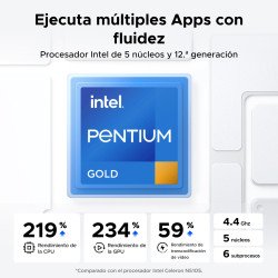 NAS Ugreen NASync DXP4800 Plus, NAS, Escritorio, Intel® Pentium® Gold, 8505, 8 GB, DDR5