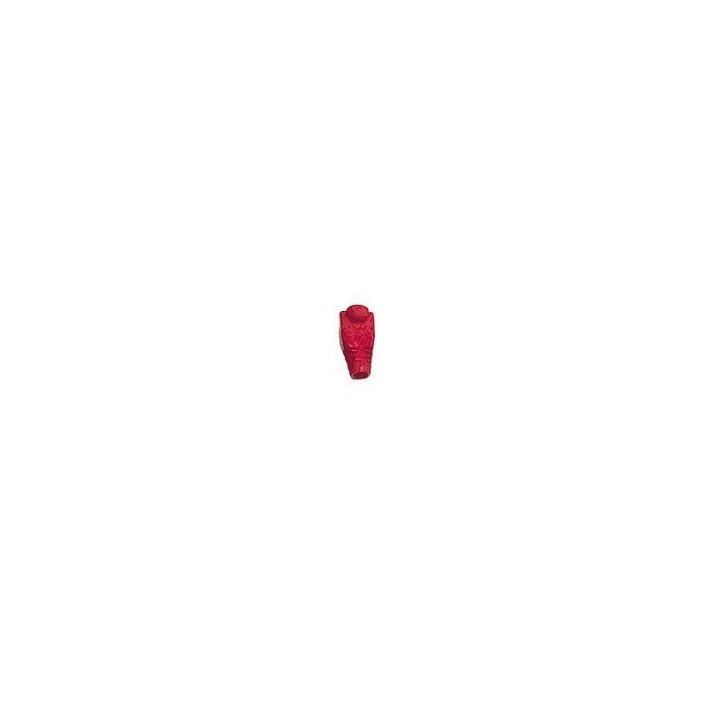 Capa Plástica para RJ45 - Rojo