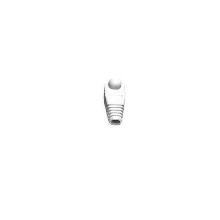 Capa Plástica para conector RJ45 - Blanco