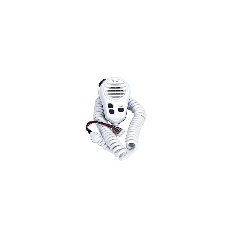Micrófono color blanco para radio IC-M424