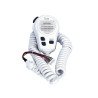 Micrófono color blanco para radio IC-M424