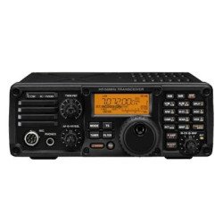 Radio móvil HF/50MHz, modos de operación USB, LSB, CW, RTTY (FSK) 100W, AM 40W, 201 canales