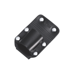 Soporte de piel para radios portátiles con clip.