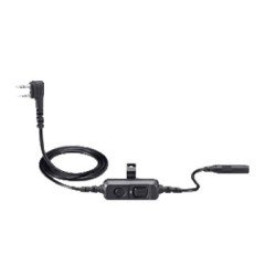 Cable adaptador para radios IP100H con switch de PTT, para accesorios 