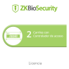 Licencia para ZKBiosecurity para modulo de estacionamiento de 2 carriles utilizando controlador de acceso
