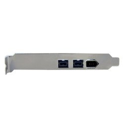 Adaptador Tarjeta FireWire PCI-Express PCI-e StarTech.com PEX1394B3 - PCIe, Firewire 800 / 400, 800 Mbit/s, Alámbrico