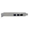 Adaptador Tarjeta FireWire PCI-Express PCI-e StarTech.com PEX1394B3 - PCIe, Firewire 800 / 400, 800 Mbit/s, Alámbrico