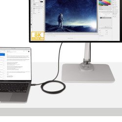 StarTech.com A40G2MB-TB4-CABLE cable Thunderbolt 2 m 40 Gbit/s Negro