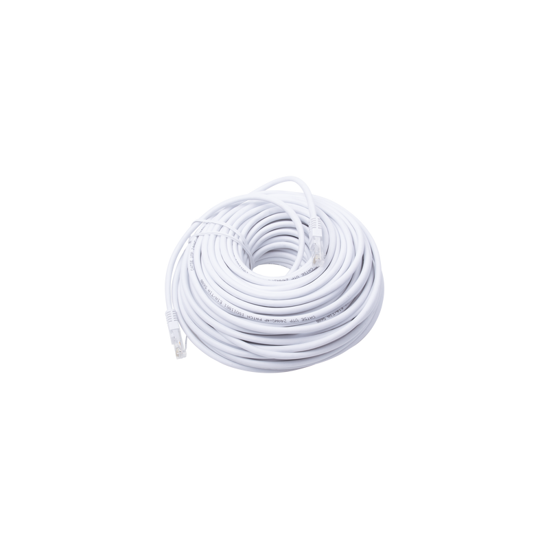 Cable de Parcheo UTP Cat5e - 30 metros - Blanco