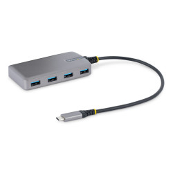 Hub USB-C de 4 Puertos USB-A - USB 3.0 5Gbps - Alimentado por el Bus - Hub Concentrador USB Tipo C de 4 Puertos USB-A - Soporte