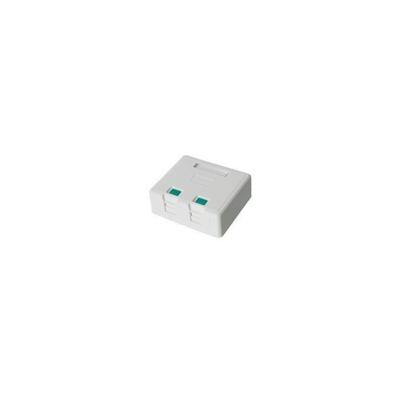 Caja de pared de 2 puertos sin Jack