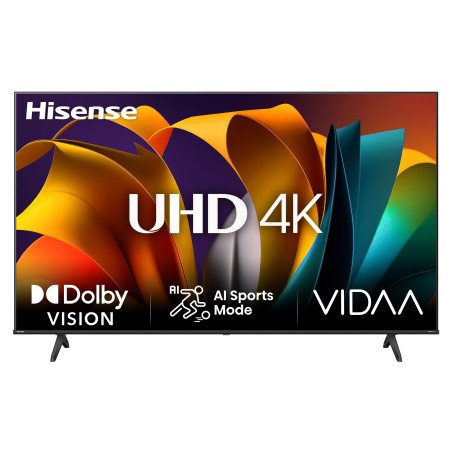 Smart TV Hisense 75A65NV, 190.5 cm (75"), 3840 x 2160 Pixeles, IPS, VIDAA, Wifi, Negro