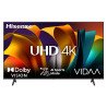 Smart TV Hisense 75A65NV, 190.5 cm (75"), 3840 x 2160 Pixeles, IPS, VIDAA, Wifi, Negro