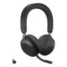 Diadema Jabra Evolve2 75, Inalámbrico y alámbrico, Oficina/Centro de llamadas, 20 - 20000 Hz, 197 g, Auriculares, Negro
