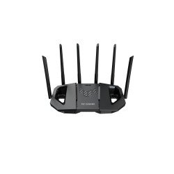 Router de mesa ASUS TUF Gaming BE6500 (TUF-BE6500), Wi-Fi 7 (802.11be), Doble banda (2,4 GHz / 5 GHz), Ethernet, Negro
