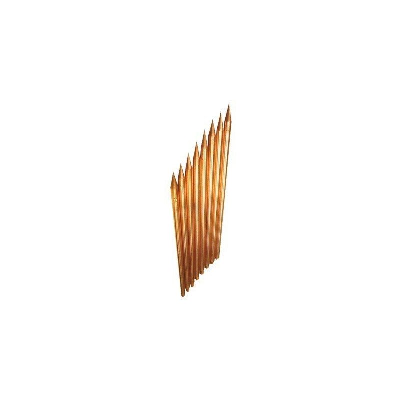 Varilla de Acero con Recubrimiento de Cobre Diámetro 1/2" de 1 m de La