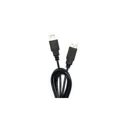 Cables Extensión USB Vorago - 1, 5 m, USB A, USB A, Macho hembra, Negro