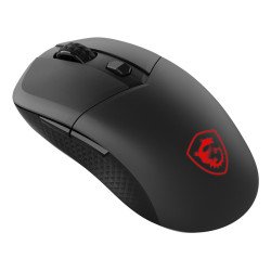 Mouse MSI VERSA 300, Diestro, Óptico, RF Wireless + Bluetooth + USB Type-C, 8000 DPI, 1 ms, Negro