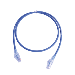 Patch Cord MC6 Modular Cat6 UTP, CM/LS0H, 3ft, Color Azul, Versión Bulk