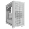 Gabinete Corsair airflow 3000d media torre blanco RGB TG ATX
