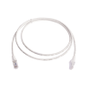 Patch Cord MC6 Modular Cat6 UTP, CM/LS0H, 5ft, Color Blanco, Vesión Bulk