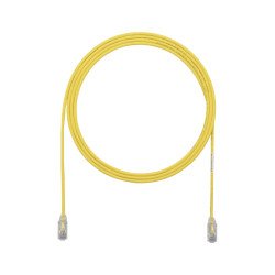 Cable de Parcheo UTP, Cat6A, 24 AWG, CM, Color Amarillo, 22ft