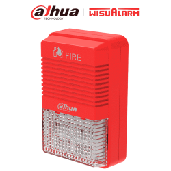 Lampara Estroboscópica con Sirena Direccionable, 2 Hilos, Volumen de 75 dB–115 dB, 24V DC, Cumple Normas: EN54-3, EN54-23, Micro