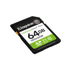 Memoria flash SD Kingston SDXC Canvas select 64 GB 100Mb/s c10 UHS-I u1 v10