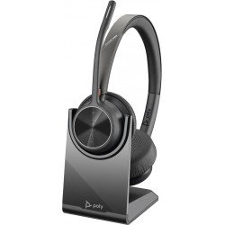 HP Poly Voyager 4320 USB-C Headset +BT700 dongle +Charging Stand