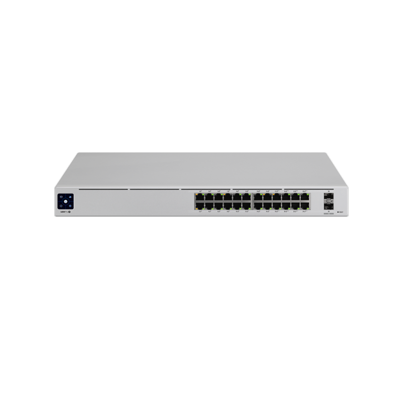 UniFi Switch Gigabit PoE PRO, 24 Puertos PoE Gigabit Ethernet, 2 Puertos SFP+, PoE 400 Watts, Administrable Capa 3, Pantalla Inf UniFi Switch Gigabit PoE PRO, 24 Puertos PoE Gigabit Ethernet, 2 Puertos SFP+, PoE 400 Watts, Administrable Capa 3, Pantalla Inf