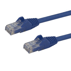 Cable de red ethernet snagless sin enganches cat 6 cat6 gigabit 1m - azul - Startech.com mod. N6patc1mbl