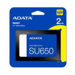 SSD ADATA SU650, 2 TB, 2.5", 520 MB/s, 6 Gbit/s