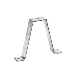 Soporte doble para sujetador universal, Ideal para instalación en techo, con acabado Electro Zinc