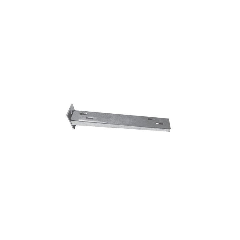 Ménsula Unicanal, 300mm, con acabado Electro Zinc