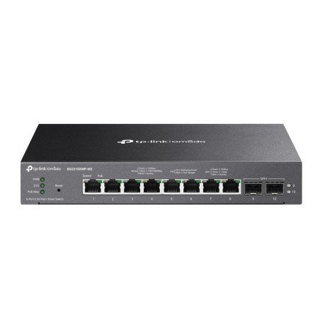 Switch TP-Link Omada SG2210XMP-M2, Gestionado, L2/L2+, 2.5G Ethernet (100/1000/2500), Energía sobre Ethernet (PoE)