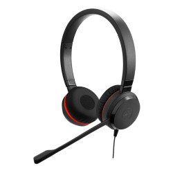 Diadema Jabra Evolve 20 SE, Alámbrico, 150 - 7000 Hz, Oficina/Centro de llamadas, 132 g, Auriculares, Negro