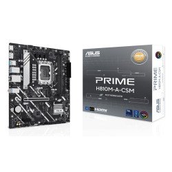 Tarjeta madre ASUS PRIME H810M-A-CSM, Intel, LGA 1851 (Socket V1), Intel Core Ultra (Series 2), LGA 1851, DDR5-SDRAM, 128 GB